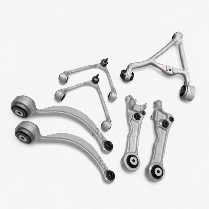 Jaguar XJ X351 full front + rear control arm kit (6 pieces shown)